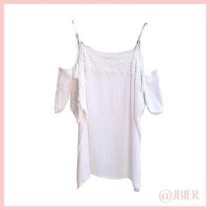 Paper Crane White Lace Top